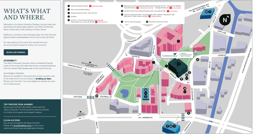 map parking